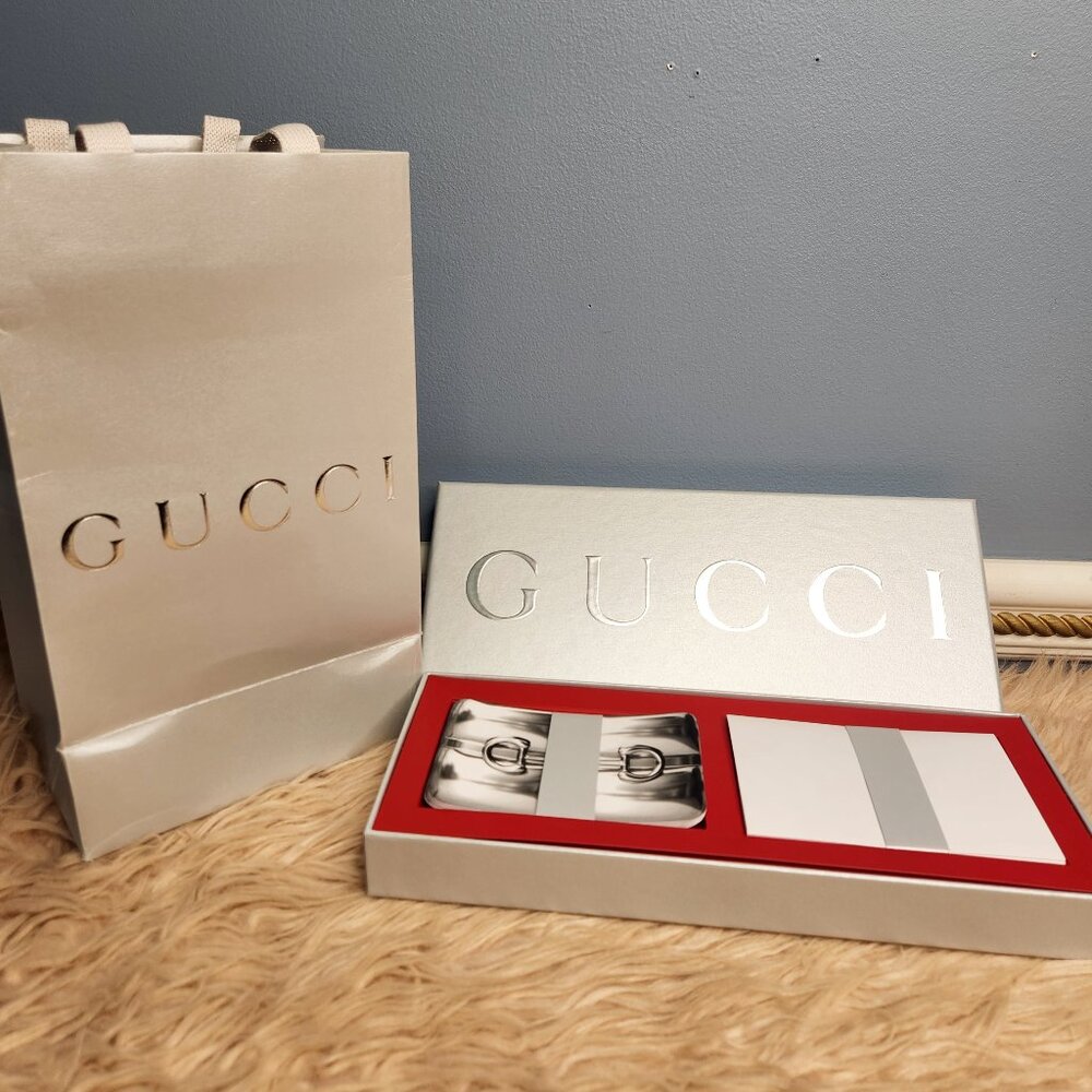 NIB GUCCI VIP "LIMITED EDITION" HOLIDAY GREETING NOTE CARD BOX SET
